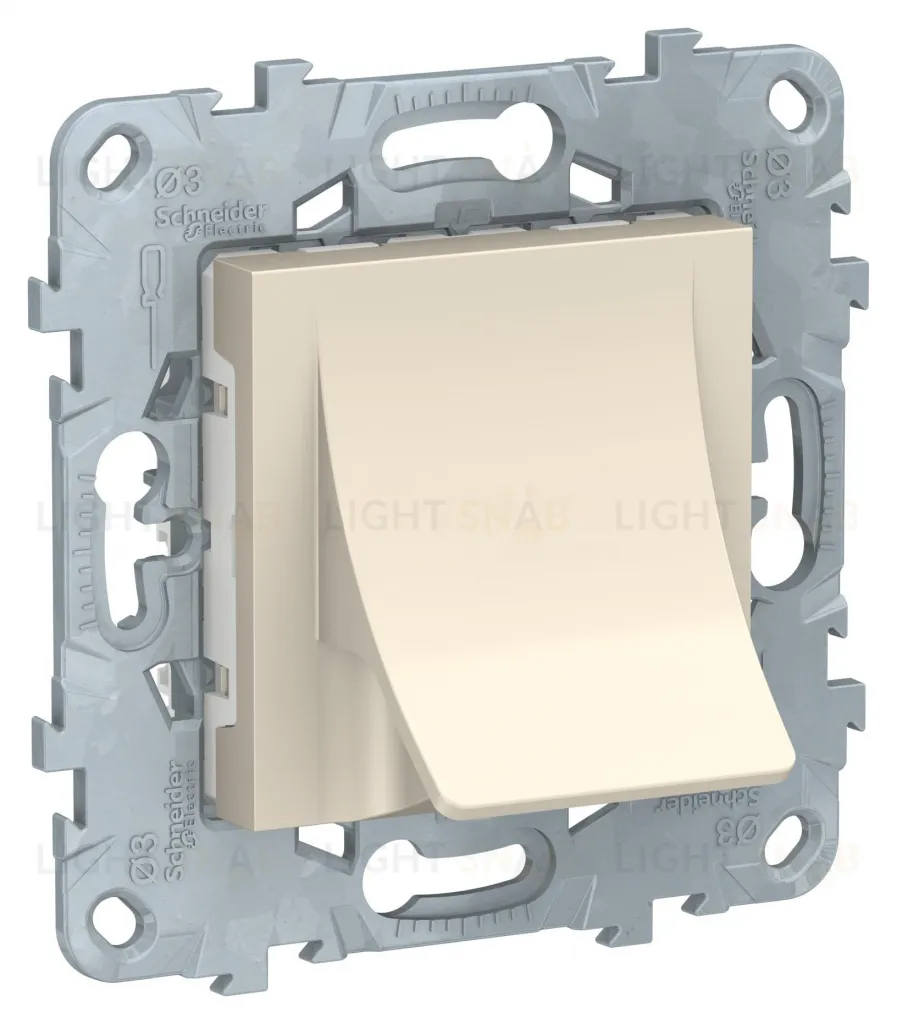 Вывод для кабеля диаметром до 12 мм Schneider Unica New, бежевый NU586244 NU586244