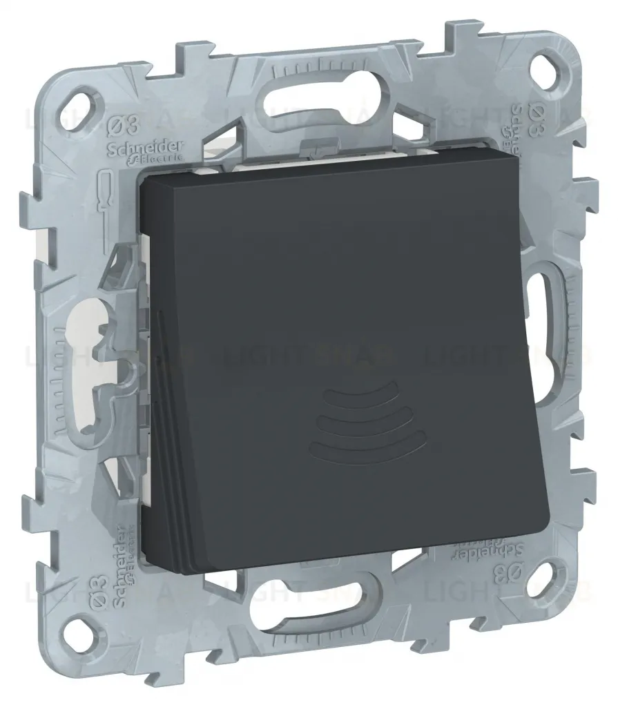 Звонок электронный программируемый 70 дБ 5 мелодий Schneider Unica New, антрацит NU578654 NU578654