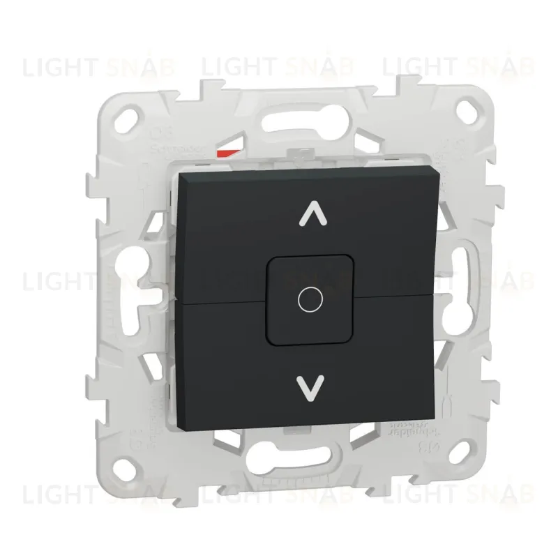 Выключатель управления для жалюзи и рольставней 6А/250 В~ Schneider Unica New, антрацит NU520854 NU520854