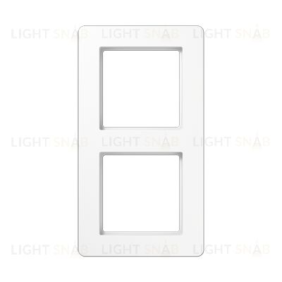 Рамка двойная Jung A Flow белый глянцевый AF582BFWW AF582BFWW