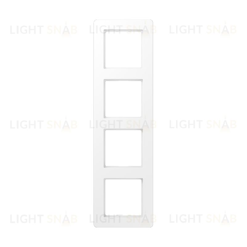 Рамка четверная Jung A Flow белый матовый AF584BFWWM AF584BFWWM