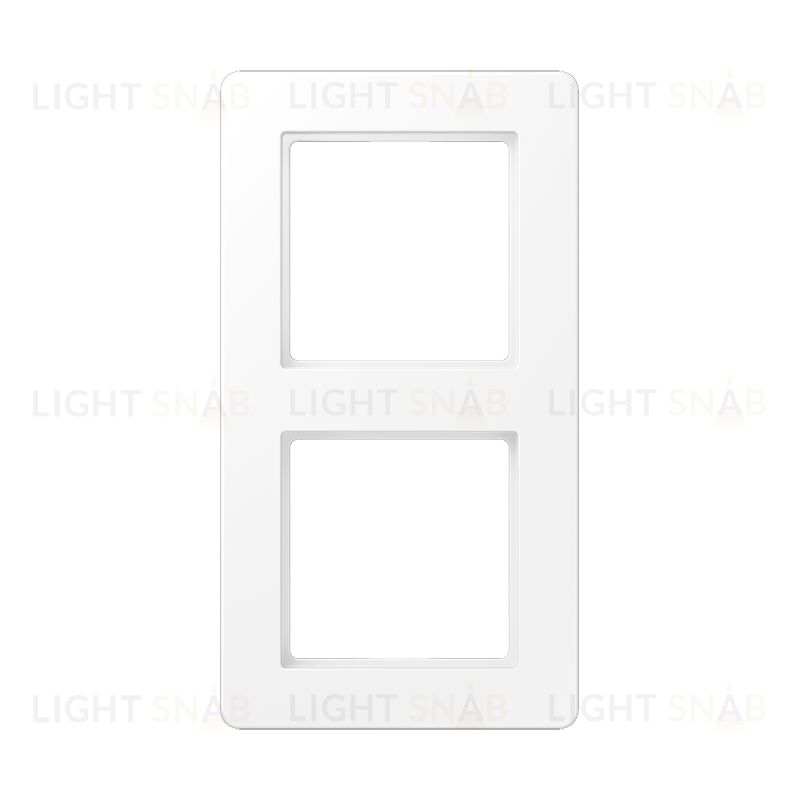 Рамка двойная Jung A Flow белый матовый AF582BFWWM AF582BFWWM