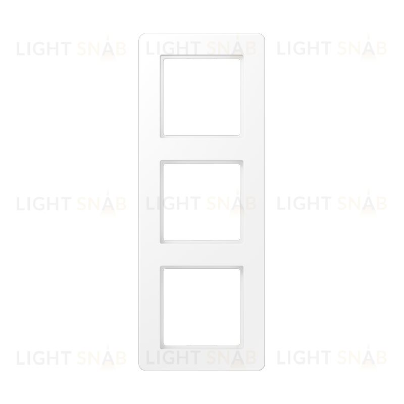 Рамка тройная Jung A Flow белый матовый AF583BFWWM AF583BFWWM