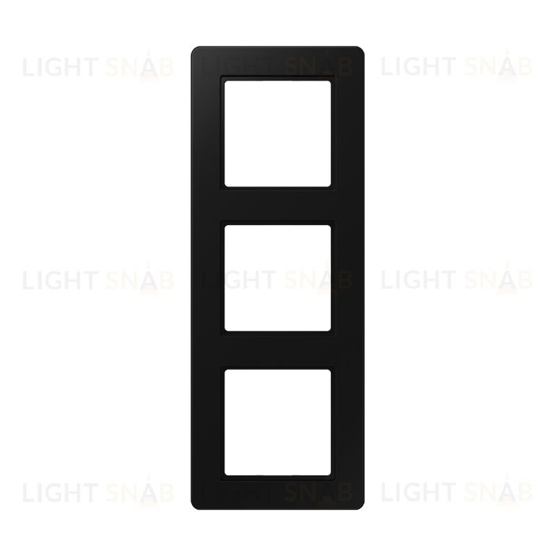 Рамка тройная Jung A Flow черный матовый AF583BFSWM AF583BFSWM