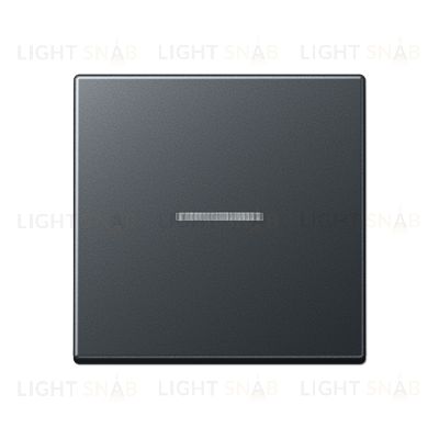 Выключатель одноклавишный с подсветкой Jung, 10А/250В 501u+90+A590BFKO5ANM 501u + 90 + A590BFKO5ANM