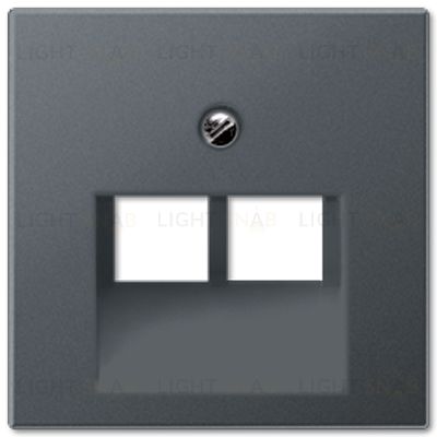 Розетка телефонная двойная Jung RJ11 EPUAE8-8UPO+A569-2BFPLUAANM EPUAE8-8UPO + A569-2BFPLUAANM