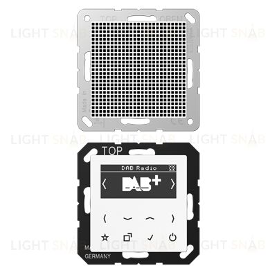 Смарт радио JUNG DAB+, моно, белый глянец DABA1WW DABA1WW