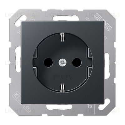 Розетка с заземлением с защитой от детей Jung 16А/250В A1520BFKIANM A1520BFKIANM