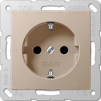 Розетка с заземлением Jung 16А/250В A1520CH A1520CH