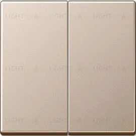 Выключатель двухклавишный проходной Jung (вкл/выкл с 2-х мест), 10А/250В 509u+A595CH 509u + A595CH