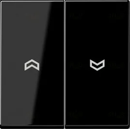 Выключатель управления жалюзи клавишный Jung, 10А/250В 509VU+A595PSW 509VU + A595PSW