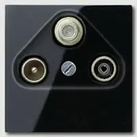 Телевизионная розетка оконечная Jung TV-SAT-FM A561PLSATSW+S4100 A561PLSATSW + S4100