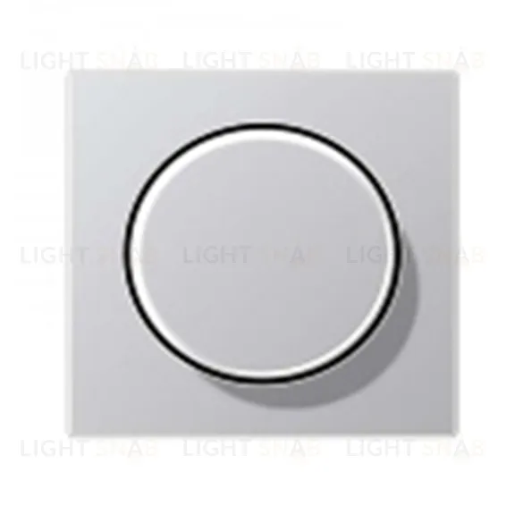 Светорегулятор JUNG поворотно-нажимной LED 3-60Вт., 20-210Вт ламп накал. и галог., алюминий 1730DD+A1540AL 1730DD + A1540AL