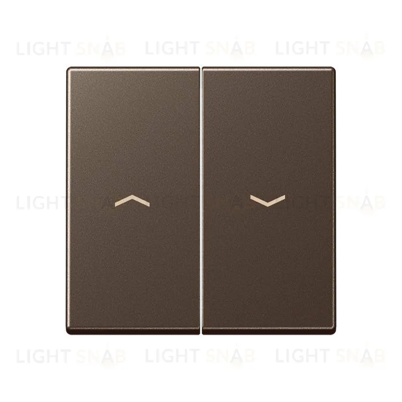 Выключатель управления жалюзи кнопочный Jung, 10А/250В 539VU+A595PMO 539VU + A595PMO