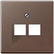 Розетка телефонная двойная Jung RJ11 EPUAE8-8UPO+A569-2BFPLUAMO EPUAE8-8UPO + A569-2BFPLUAMO