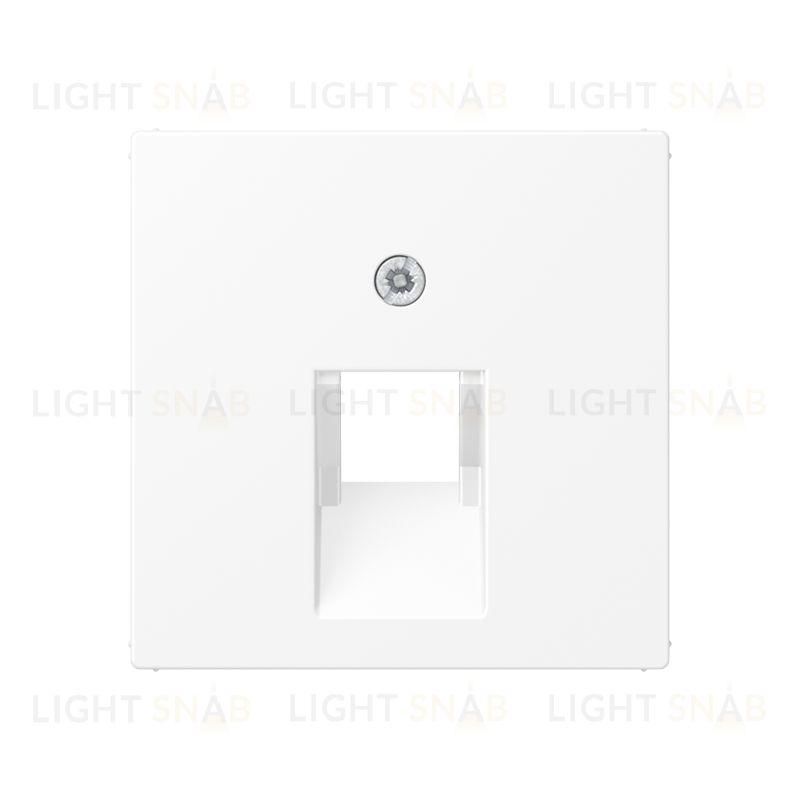 Розетка компьютерная одинарная RJ45 6-й кат. Jung белый матовый EPUAE8UPOK6+A569-1BFPLUAWWM EPUAE8UPOK6 + A569-1BFPLUAWWM