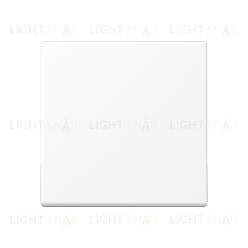 Выключатель одноклавишный перекрестный (вкл/выкл с 3-х мест) Jung 10А/250В белый матовый A590WWM+507u A590WWM + 507u