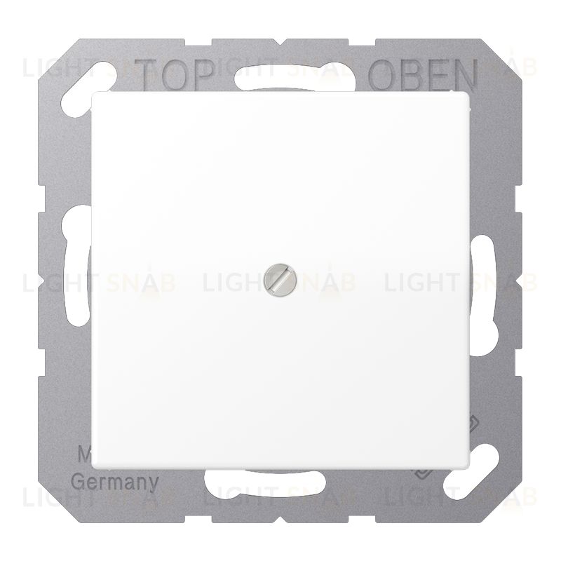 Вывод кабеля с суппортом Jung белый матовый A590BFAWWM A590BFAWWM