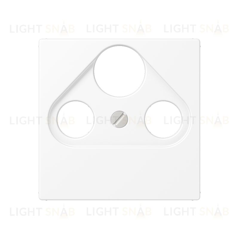 Розетка TV SAT FM оконечная Jung белый матовый S4100+A561BFPLSATWWM S4100 + A561BFPLSATWWM