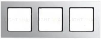 Рамка тройная Jung A 550 алюминий A5583BFAL A5583BFAL