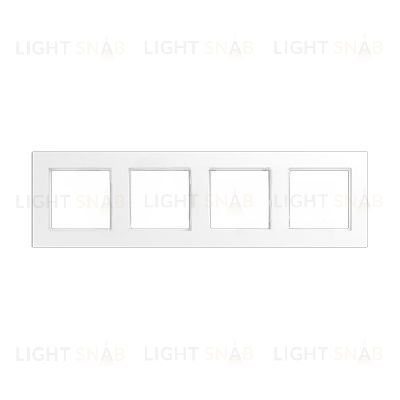Рамка четверная Jung A 550 белый матовый A5584BFWWM A5584BFWWM
