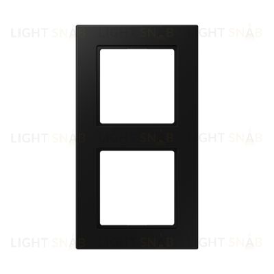 Рамка двойная Jung A 550 черный матовый A5582BFSWM A5582BFSWM