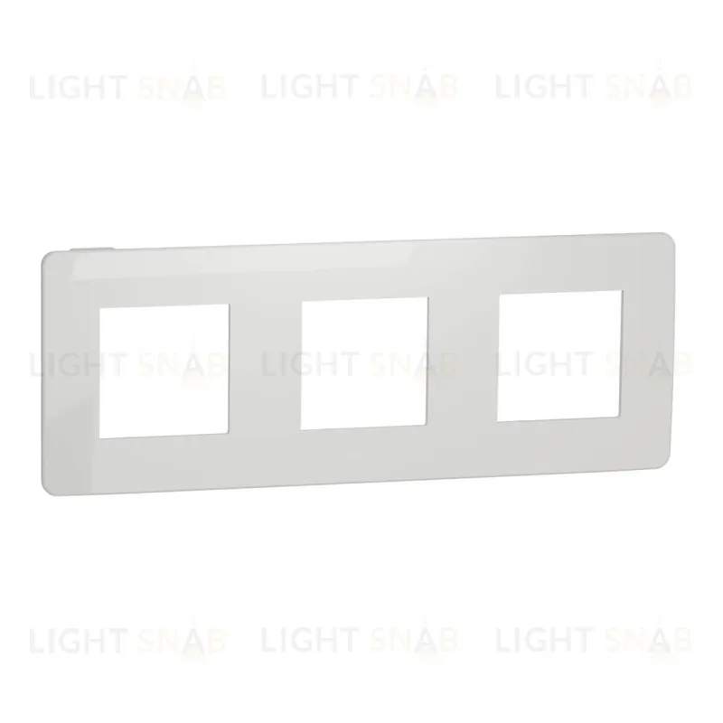 Рамка тройная Schneider Electric Unica Studio Color, белый NU280618 NU280618