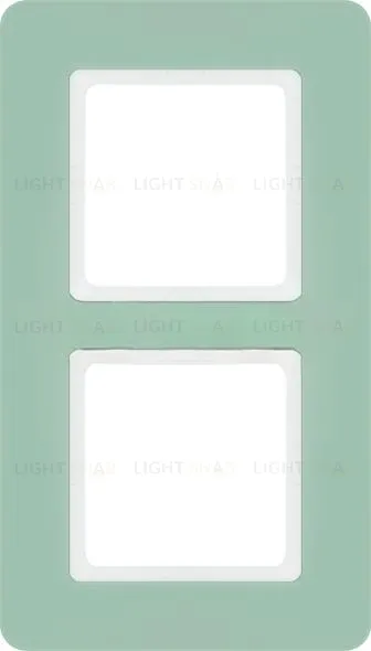 Рамка двойная Berker Q.7 зеленый базальт 10126154 10126154