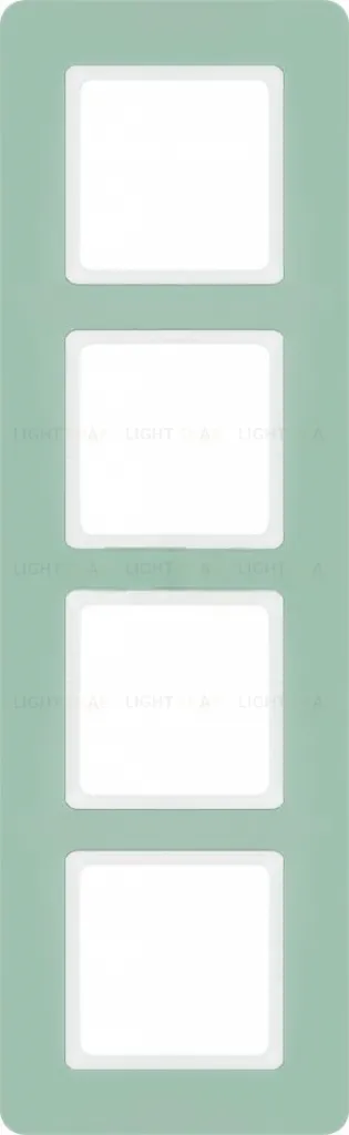 Рамка четверная Berker Q.7 зеленый базальт 10146154 10146154