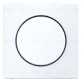 Светорегулятор поворотно-нажимной Berker 60-600 Вт. для ламп накаливания и галог., полярная белизна 286010+11376089 286010 + 11376089