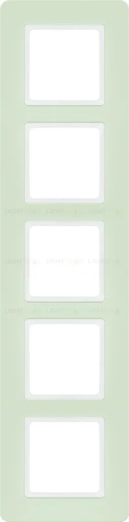 Рамка пятерная Berker Q.7 минеральная мята 10156153 10156153