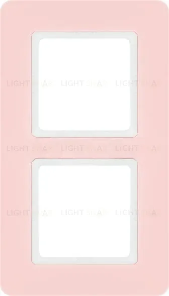 Рамка двойная Berker Q.7 розовый кварц 10126152 10126152