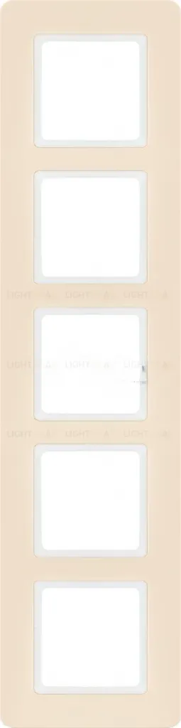 Рамка пятерная Berker Q.7 песчаный 10156150 10156150