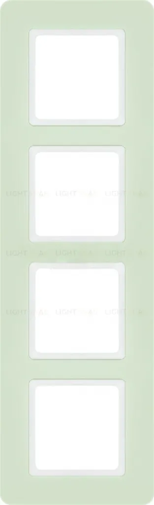 Рамка четверная Berker Q.7 минеральная мята 10146153 10146153