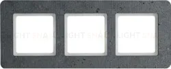 Рамка тройная Berker Q.7 бетон 10136020 10136020