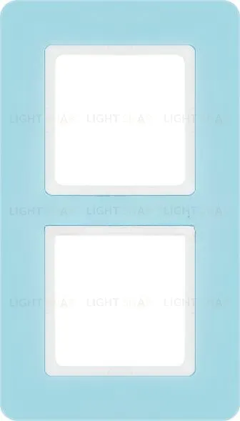 Рамка двойная Berker Q.7 синий лунный камень 10126157 10126157