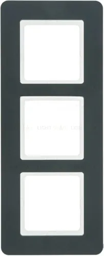 Рамка тройная Berker Q.7 антрацит, пластик 10136186 10136186