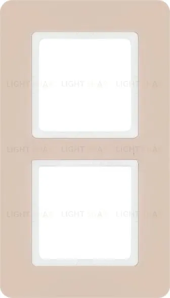 Рамка двойная Berker Q.7 коричневый песок 10126151 10126151