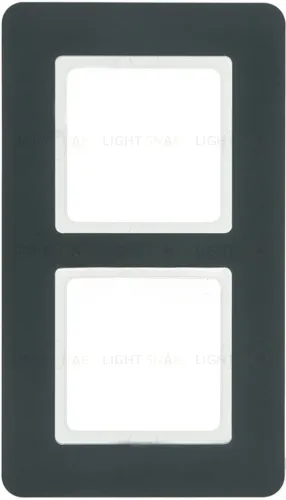 Рамка двойная Berker Q.7 антрацит, пластик 10126186 10126186