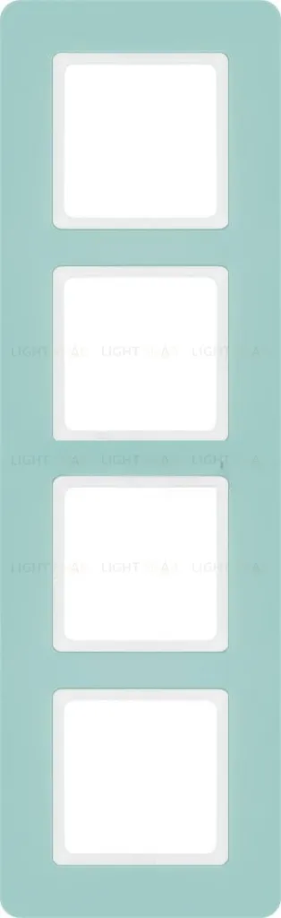 Рамка четверная Berker Q.7 каменно-серый 10146156 10146156