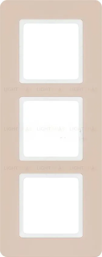 Рамка тройная Berker Q.7 коричневый песок 10136151 10136151