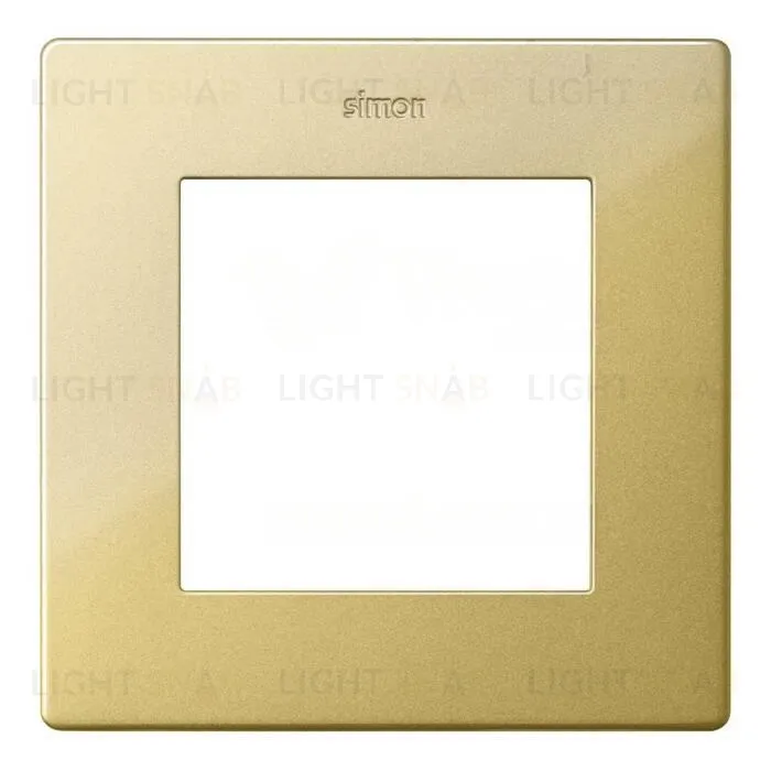 Рамка одинарная Simon 24 золото 2400610-066 2400610-066