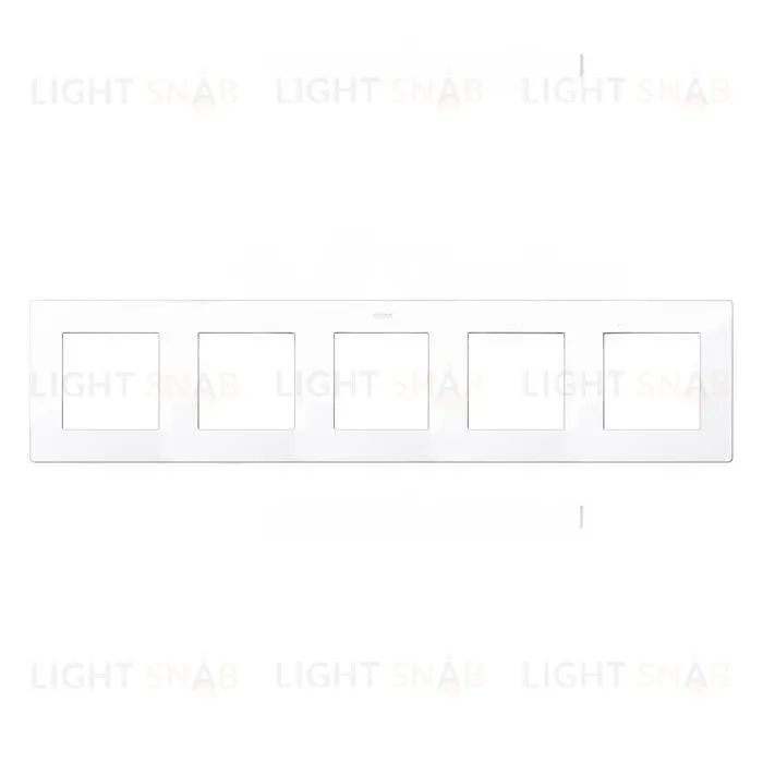 Рамка пятерная Simon 24 белая 2400650-030 2400650-030