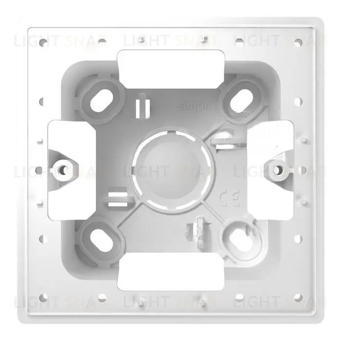 Коробка накладного монтажа одинарная Simon 24, белый 2400751-030 2400751-030