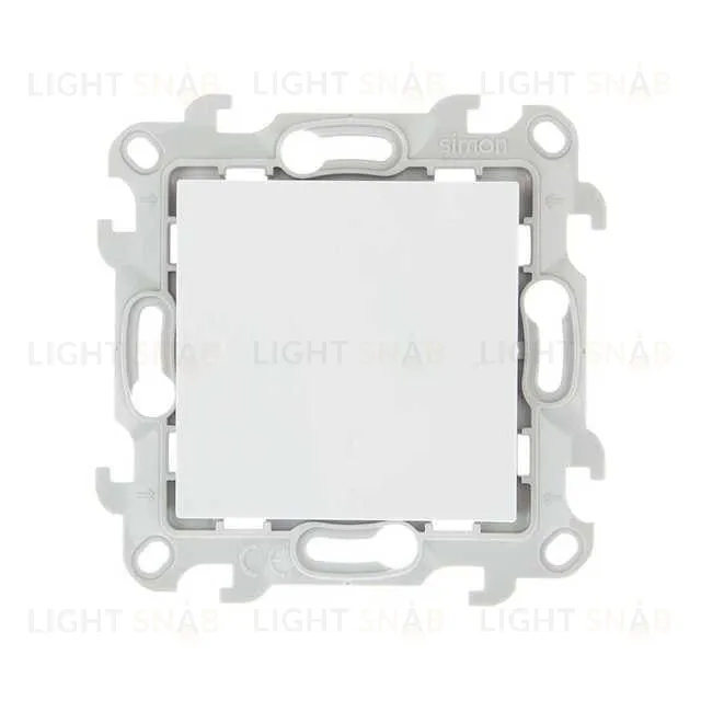 Заглушка с опорной пластиной Simon 24, белый 2400800-030 2400800-030
