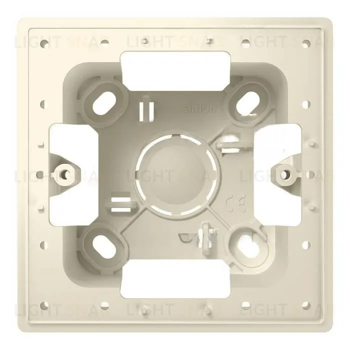 Коробка накладного монтажа одинарная Simon 24, слоновая кость 2400751-031 2400751-031