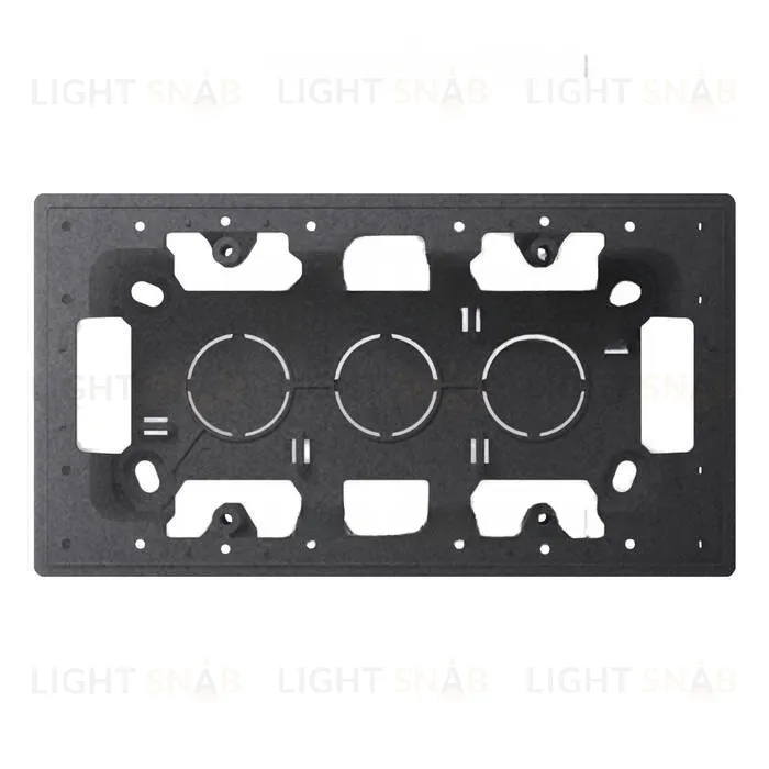 Коробка накладного монтажа двойная Simon 24, графит 2400752-038 2400752-038