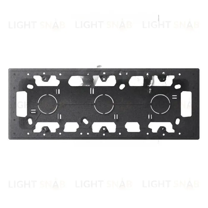 Коробка накладного монтажа тройная Simon 24, графит 2400753-038 2400753-038