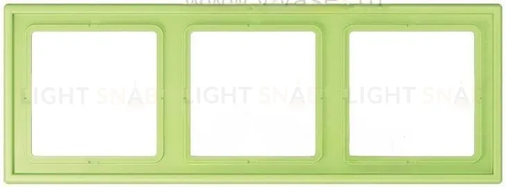 Рамка 3 Jung LS 990 Les Couleurs Le Corbusier vert clair LC98332052 LC98332052