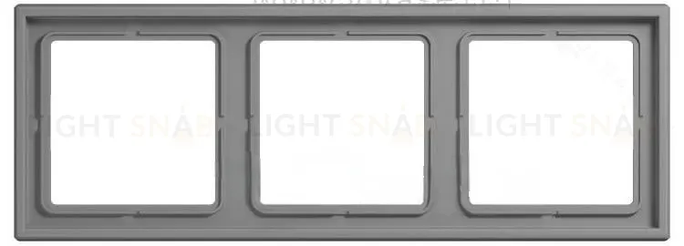 Рамка 3 Jung LS 990 Les Couleurs Le Corbusier gris 31 LC98332011 LC98332011